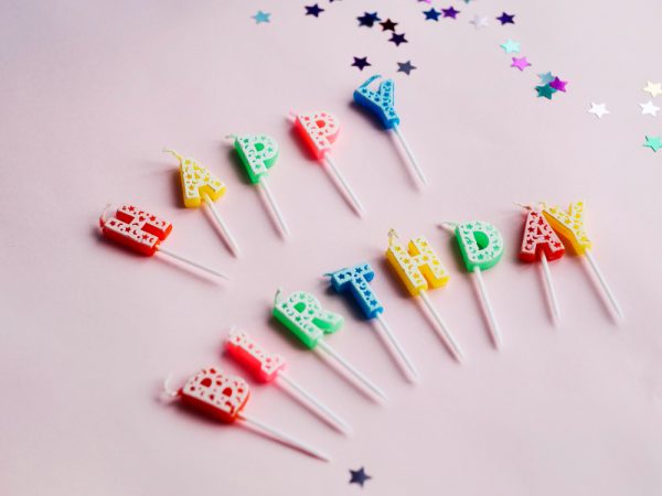 Velas de cumpleaños numéricas